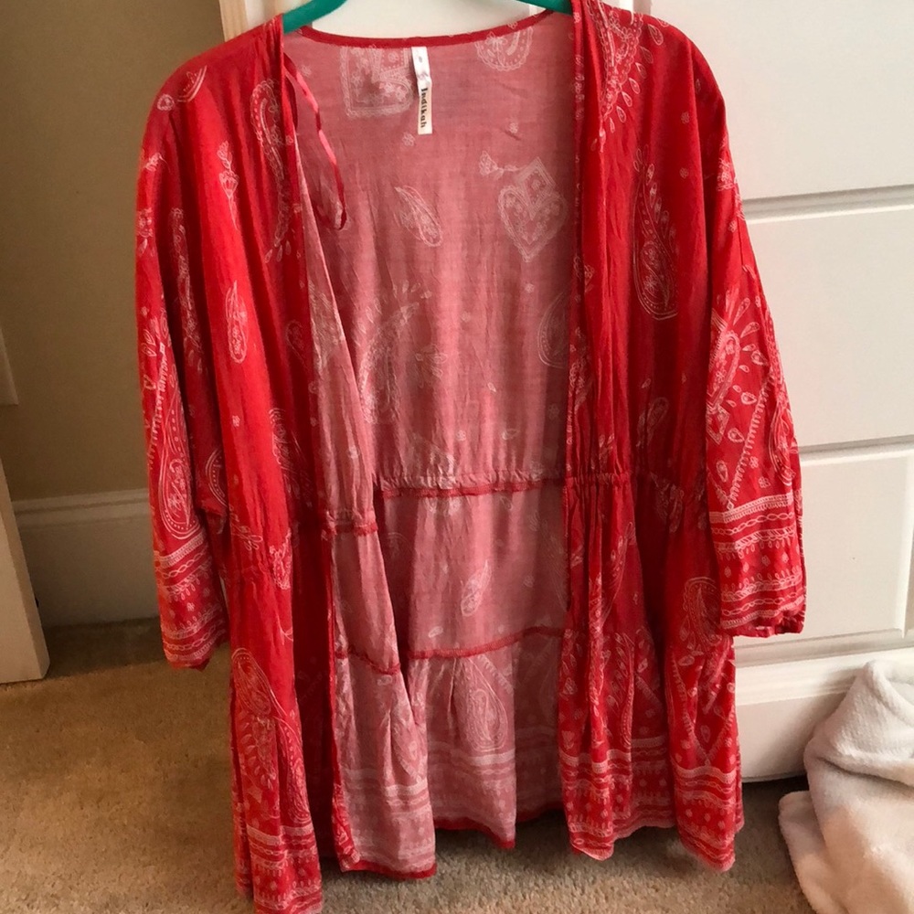 Coral Kimono